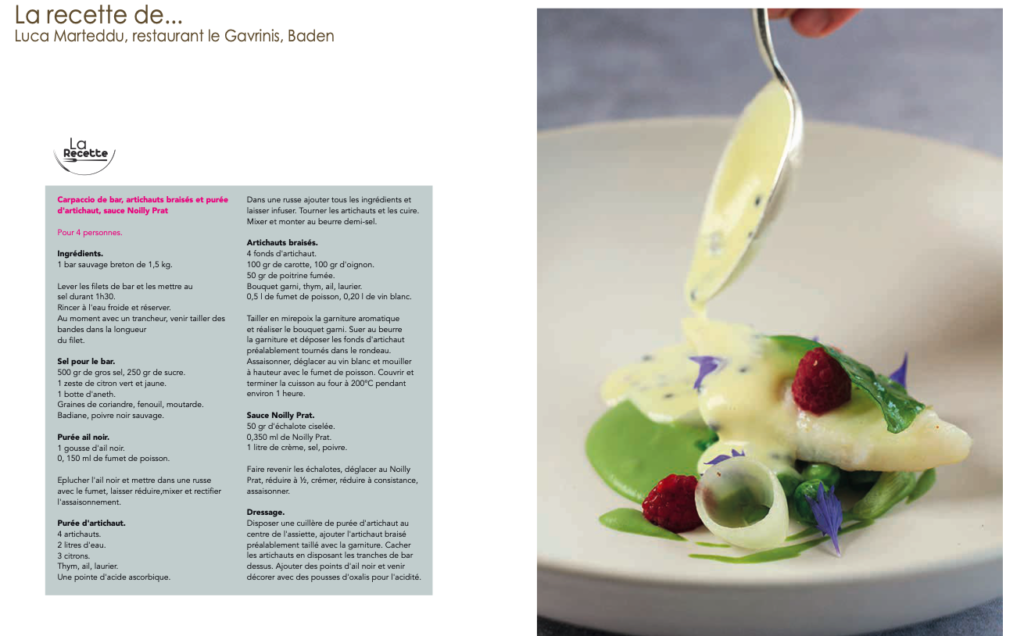 Recette Luca Marteddu, magazine Gastronomica 